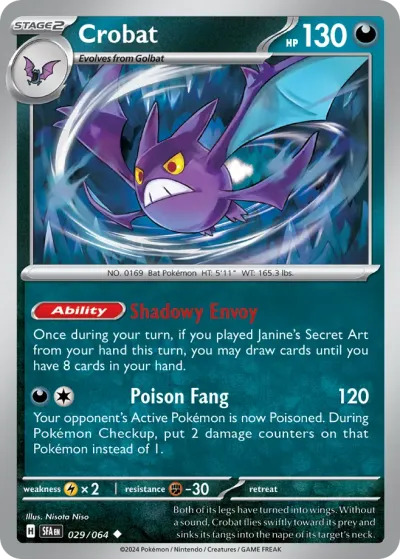 29 Crobat Shrouded Fable 2024