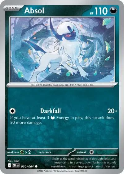 30 Absol Shrouded Fable 2024