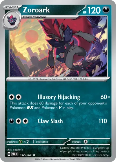 32 Zoroark Shrouded Fable 2024