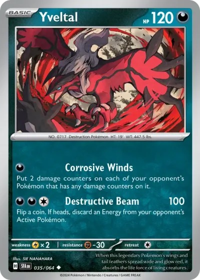 35 Yveltal Shrouded Fable 2024