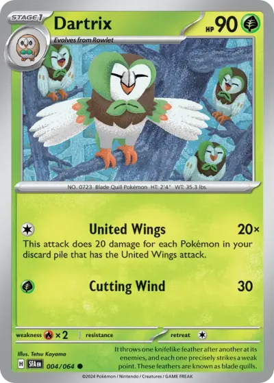 4 Dartrix Shrouded Fable 2024