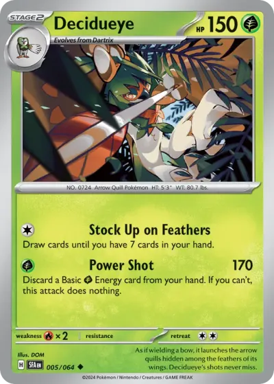 5 Decidueye Shrouded Fable 2024