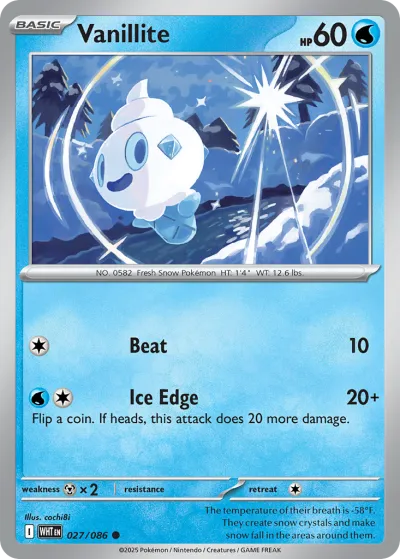 27 Vanillite White Flare 2025