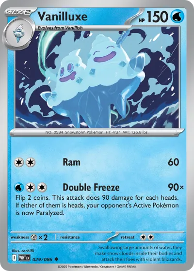 29 Vanilluxe White Flare 2025