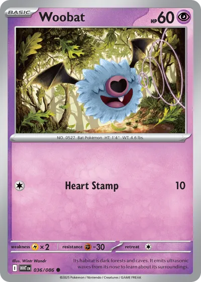 36 Woobat White Flare 2025