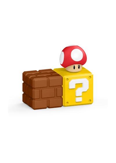 VQ422 Цегляний блок з грибом Kinder Joy Super Mario 2025