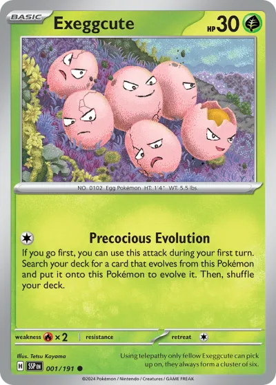 1 Exeggcute Surging Sparks 2024