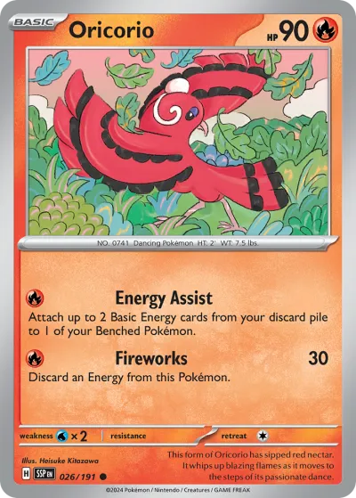 26 Oricorio Surging Sparks 2024