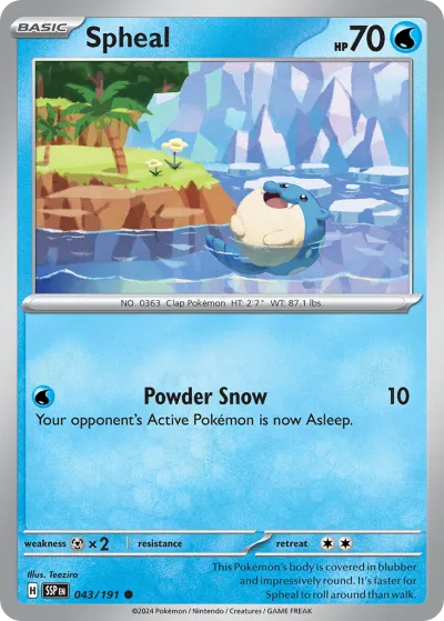 43 Spheal Surging Sparks 2024