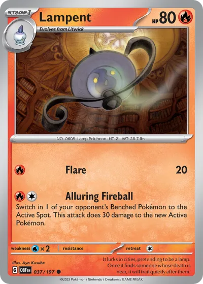 37 Lampent Obsidian Flames 2023