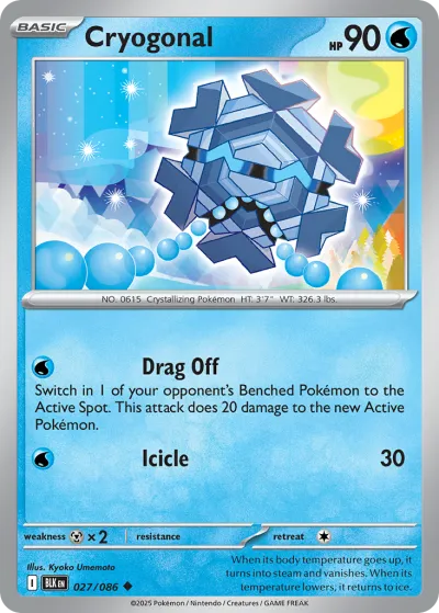 27 Cryogonal Black Bolt 2025