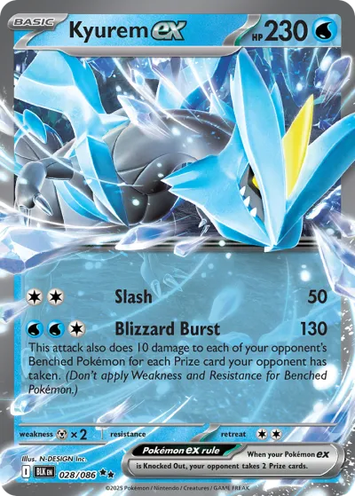 28 Kyurem ex Black Bolt 2025