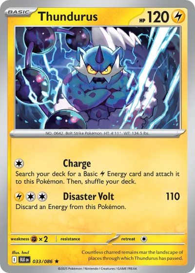 33 Thundurus Black Bolt 2025