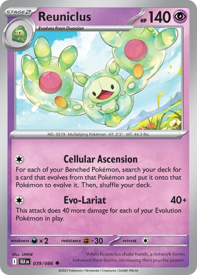 39 Reuniclus Black Bolt 2025