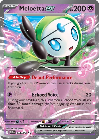 44 Meloetta ex Black Bolt 2025