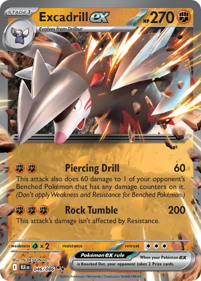46 Excadrill ex Black Bolt 2025